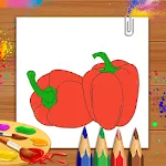 Vegetables Coloring Book & Dra | Indus Appstore | App Icon