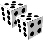 Two Dice: Simple 3D dice | Indus Appstore | App Icon