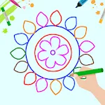 Draw Rangoli Step By Step | Indus Appstore | App Icon