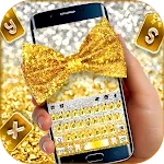 Gold Bowknot Glitter Keyboard  | Indus Appstore | App Icon