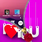 I Love You Zipper Lock Screen | Indus Appstore | App Icon