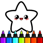 Kawaii Glitter Coloring Book | Indus Appstore | App Icon