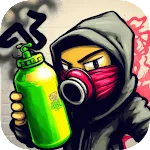 Graffiti Tags: spray painting | Indus Appstore | App Icon