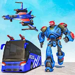 US Police Bus Transmute Robot  | Indus Appstore | App Icon