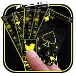 Neon Card Ace Spade Theme | Indus Appstore | App Icon