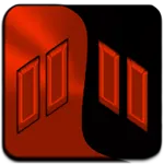 Wicked Red Orange Icon Pack | Indus Appstore | App Icon