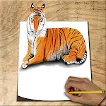 How to Draw Animals 3Dapp icon