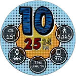 Retro Pop HD Watch Face | Indus Appstore | App Icon