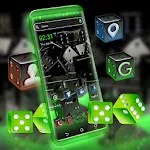 3D Dice Neon Launcher Theme | Indus Appstore | App Icon