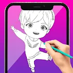 AR Draw Coloring Tiny Tan BTS | Indus Appstore | App Icon