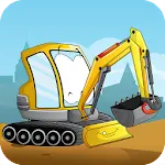 Kids construction vehiclesapp icon