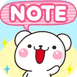 Sticky Note White Bear | Indus Appstore | App Icon