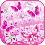 Pink Butterfly 2 Theme | Indus Appstore | App Icon