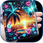 Sunset Beach Palm keyboard | Indus Appstore | App Icon