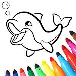 Dolphins coloring pages | Indus Appstore | App Icon