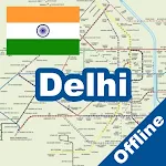 DELHI METRO MAPS OFFLINE | Indus Appstore | App Icon