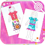 DIY Paper Doll Dress Up Making | Indus Appstore | App Icon