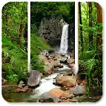 Forest Waterfall Live Wallpape | Indus Appstore | App Icon