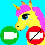 unicorn fake video call game | Indus Appstore | App Icon