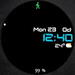 Digital Watch Face CRC080 | Indus Appstore | App Icon