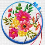 Cross Stitch: Coloring Artapp icon