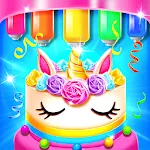 Rainbow Glitter Birthday Cakes | Indus Appstore | App Icon