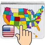 USA MAP 50 States Puzzle Game | Indus Appstore | App Icon