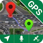 GPS Navigation Map Route Find | Indus Appstore | App Icon