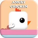 Angry Chicken - square bird -  | Indus Appstore | App Icon