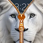 Wild Kitty Zipper Lock Screen | Indus Appstore | App Icon