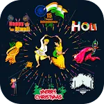 Festival Stickers for whatsapp | Indus Appstore | App Icon