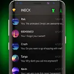 Dark mode SMS theme | Indus Appstore | App Icon