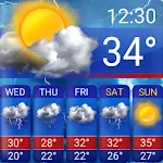 Weather Forecast App Widget | Indus Appstore | App Icon