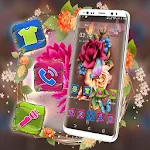 Rose Butterfly Launcher Theme | Indus Appstore | App Icon