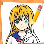 How to Draw Anime | Indus Appstore | App Icon