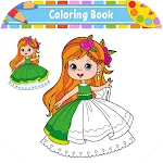 Princess Coloring Bookapp icon