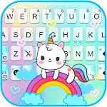 Rainbow Cat Unicorn Keyboard B | Indus Appstore | App Icon