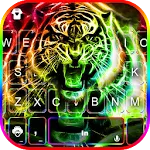 Neon Tiger Keyboard Theme | Indus Appstore | App Icon