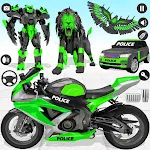 Police Eagle Robot Bike Game | Indus Appstore | App Icon