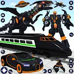 Dino Transform Robot Car Gameapp icon