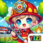 Tizi Town Kids Firetruck Games | Indus Appstore | App Icon