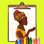 Melanin Girl Coloring Book | Indus Appstore | App Icon