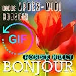 French Good Morning Night Gif | Indus Appstore | App Icon