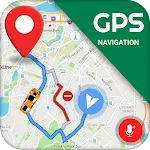GPS Maps Voice Navigation App | Indus Appstore | App Icon