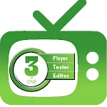 3In1 IPTV - M3U Play Edit Test | Indus Appstore | App Icon