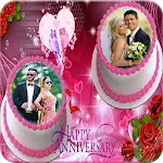 Anniversary Cake Photo Frame | Indus Appstore | App Icon