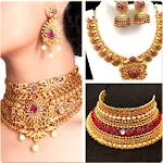 Gold Haram Necklace Collection | Indus Appstore | App Icon