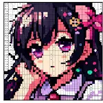 Anime Manga Pixel Art Coloring | Indus Appstore | App Icon