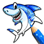 Baby Shark Coloring and Drawinapp icon