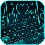 Animated Neon Heart Keyboard T | Indus Appstore | App Icon